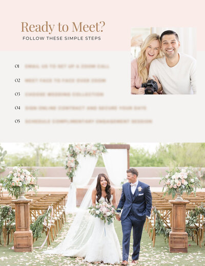 19 Wedding Pricing Guide - Steps to Book