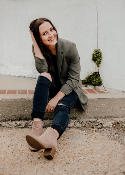 headshot of brand photographer for ohio based business owners