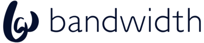Bandwidth logo navy