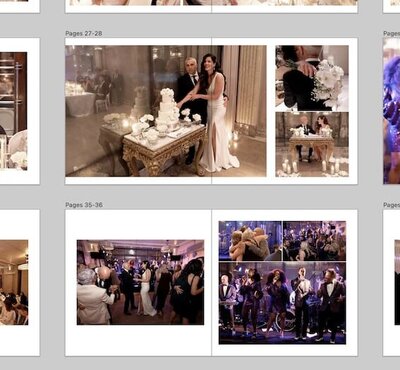 wedding album layout design