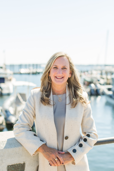 Headshot of Kristine  outside in Jamestown, RI