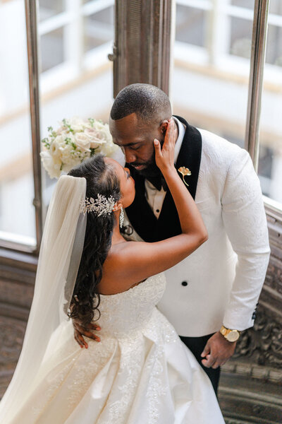Northwest Indiana wedding for Keshonna and Obie, featuring stunning outdoor decor.