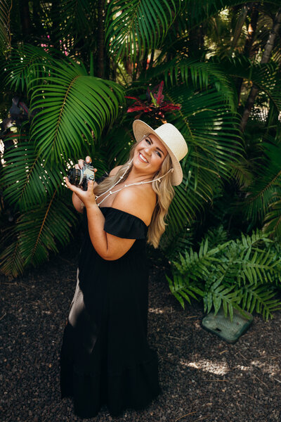 Maui Elopement Photographer captures woman smiling during Maui elopement