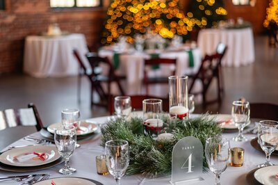 Wedding dining table design