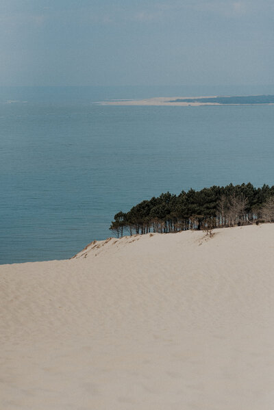 couple kissing and eloping on a mountain in the french alps