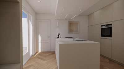 modern art en glazen vazen