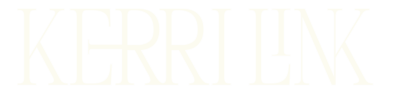 Kerri Link White Primary Logo