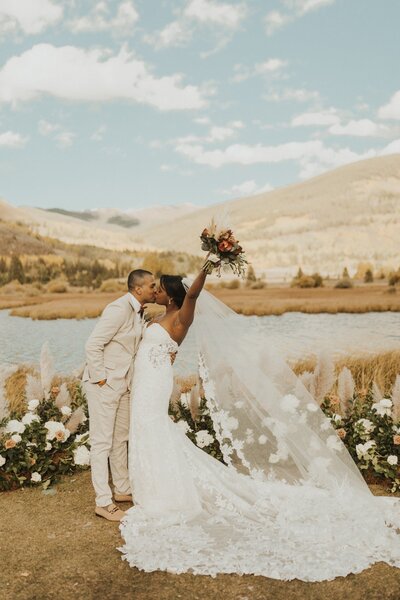 Colorado wedding ceremony photo