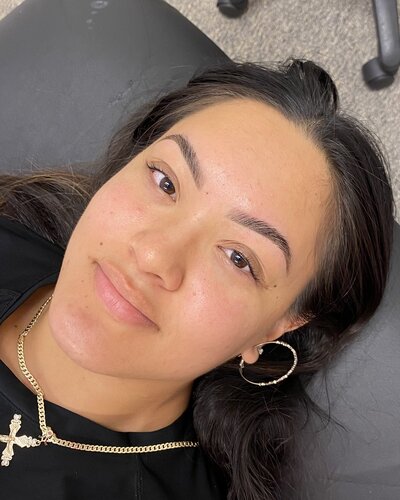 This portfolio image highlights the Signature Brow service at Book Sothana in Jacksonville, FL. This premium brow treatment includes expert brow mapping, shaping, gentle waxing, and optional tinting to create beautifully defined, symmetrical brows that frame the face naturally. Signature Brow clients love the personalized attention given to their bone structure, face shape, and natural brow growth to achieve a polished yet effortless result. Licensed esthetician Sothana is known for her gentle, detail-oriented technique and her ability to enhance your natural features while maintaining a soft, wearable look. Whether you're preparing for a special event or simply want fresh, low-maintenance brows for everyday confidence, the Signature Brow experience delivers professional, lasting results. Located at 9303 Baymeadows Rd 105, #120, Jacksonville, FL 32256. Book your Signature Brow appointment today by calling (904) 597-0867 or visiting https://booksothana.com/. Elevate your natural beauty at Book Sothana.