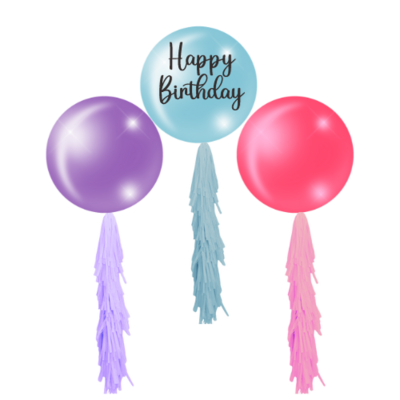 giant balloons with tassel