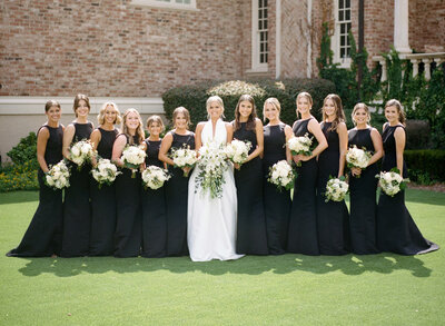 Amsale Bridesmaid Dresses at Fountainview Mansion