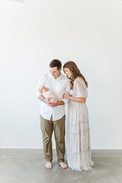 Natural Light Studio Newborn Baby Girl Light and Airy Timeless Client Closet Elena Spraguer Photography 0054