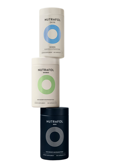 Nutrafol suplement bottles