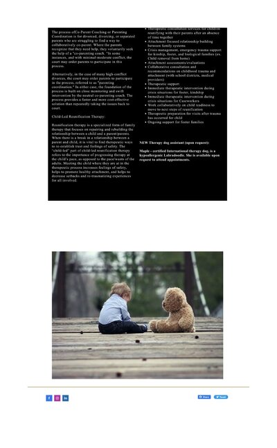 Second before image of Passcode to Parenting’s website, illustrating the layout prior to the redesign.
