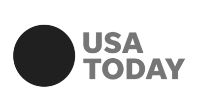 USA Today Logo, which links to an interview with Laura Brito in a USA Today article