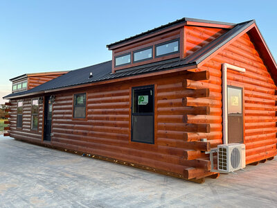 large custom cabin