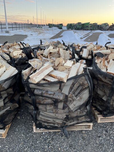 supply of firewood in Airdrie, Crossfield and Carstairs, premium quality birch, lodge pole pine and Tamarack available, free delivery in Airdrie