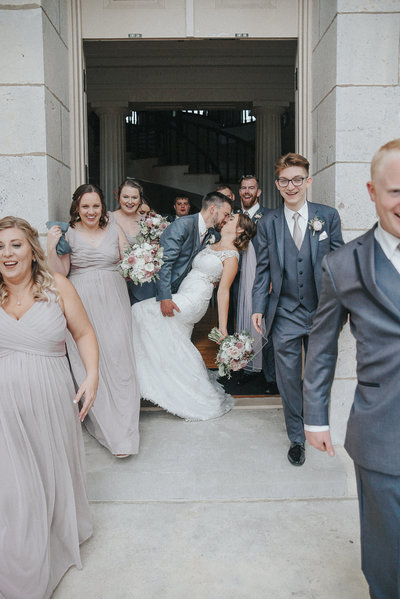 Romantic and whimsical wedding, that takes place in the beautiful University of Iowa Museum