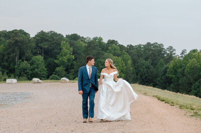 Sunset elopement in Raleigh, NC