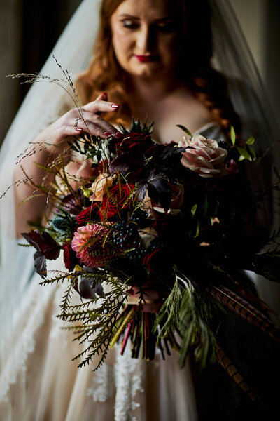 romantic wedding bridal bouquet