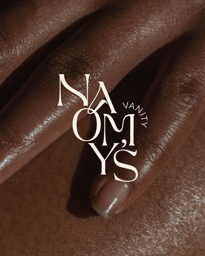 Naomy's Vanity - igh-end logo design for beauty & wellness 