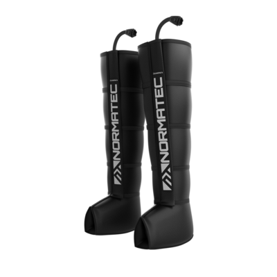 large black inflatable tube boots
