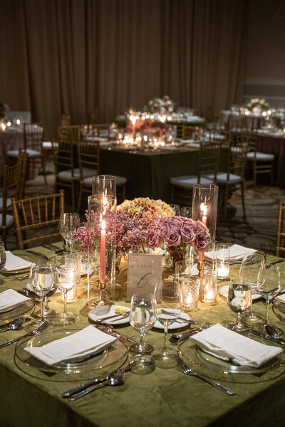 Wedding reception at The Adolphus Hotel