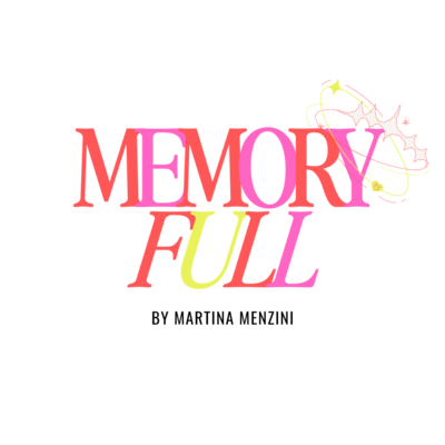 Colorful, "Memory Full" by Martina Menzini Substack Logo