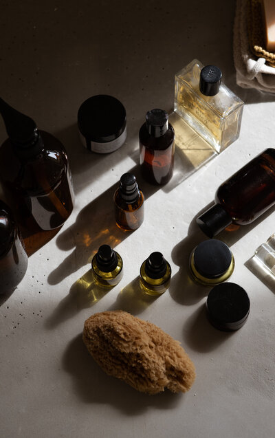 Skincare product styled photoshoot by Vistyle