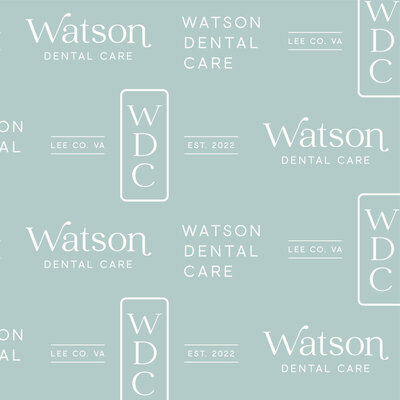 dentist logo design on business card