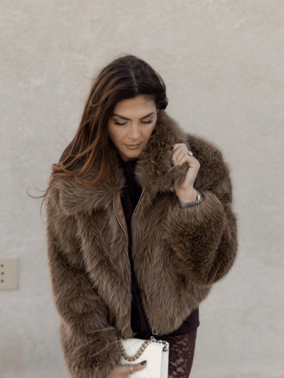 Shop Rose Prada’s curated fashion looks featuring neutral tones, vintage vibes, and timeless tailored pieces.