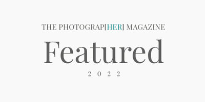 featured photographer in magazine badge