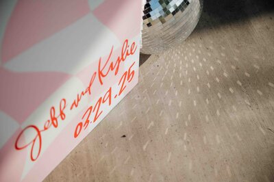 Ceremony details at La Bonne Vie Ranch