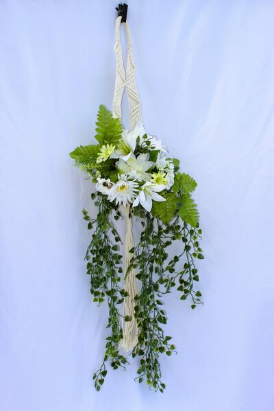 macrame floral arrangement (2)