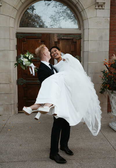 documentary style wedding photos of the bride and groom