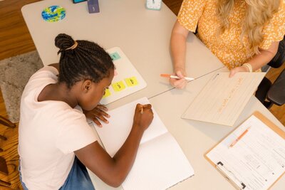 5th grade student learning about morphology and word sums