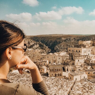 amy lamparelli in matera italy away to italy