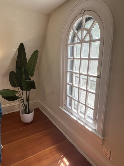 Old window in St Paul vintage home
