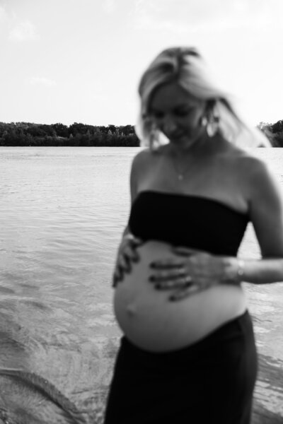 zwangerschap shoot water