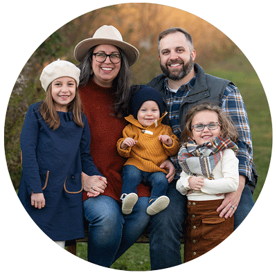 Appleton Family Photo at sunset | Glory Be Photography by Tara Bos