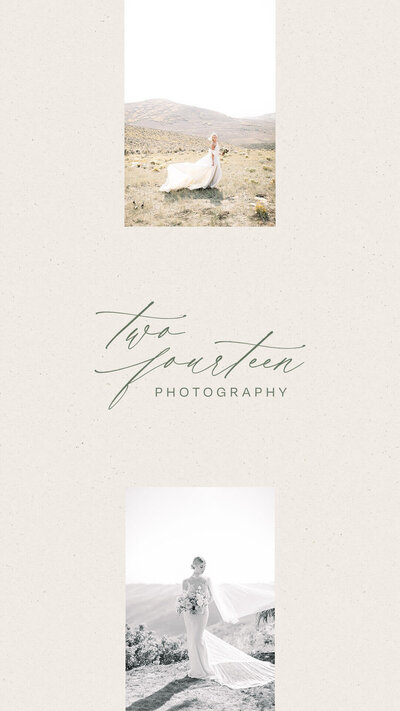 Elegant logo design for a wedding photographer