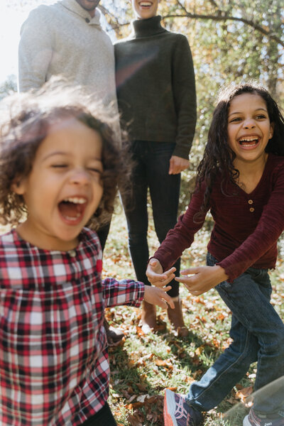 Family photos in Chagrin Falls