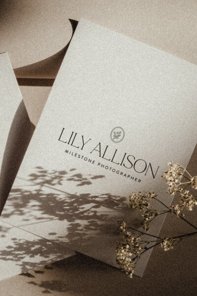 Lily Allison Primary Logo Mockup