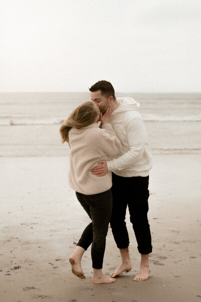 Mothecombe Beach Couple Photography