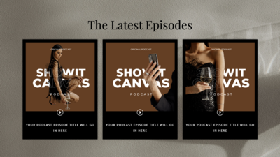 Podcast Episode Layout for Showit