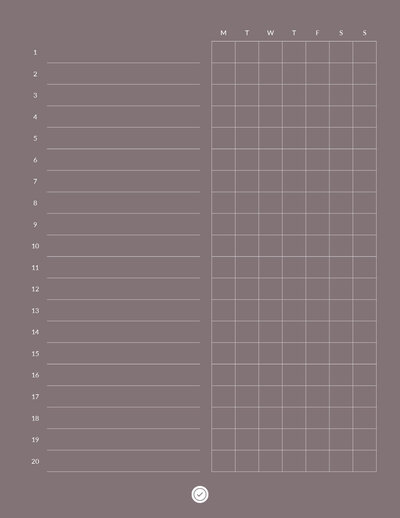 Notebook No 10 Digital Planner by Click 2 Plan-152