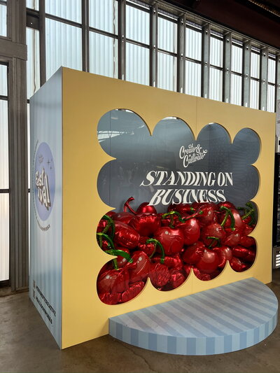 Create & Cultivate installation by The Works Collective | immersive brand activation in Los Angeles.