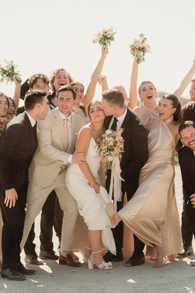 groom, bridesmaid, party, outdoor wedding, walnut grove wedding, bridal party, friends