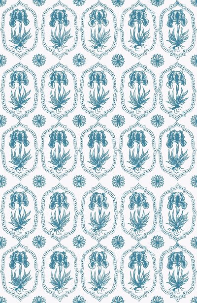 Besler Iris Saim Blue, Fresh White Small MRBES02