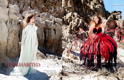 Model Skylar for Amanda Wilson Designer in Casper, Wyoming Hells Half Acre - Denver Colorado Photographer Tosha Blackburn